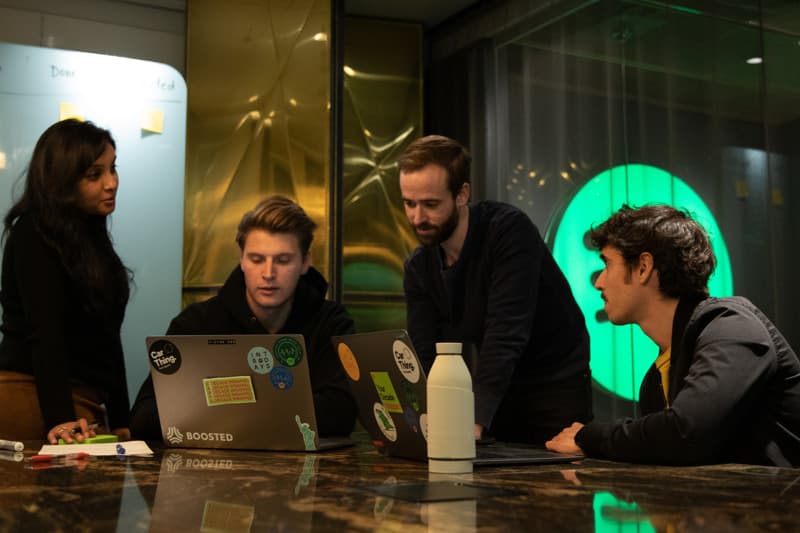 Working in Stockholm.