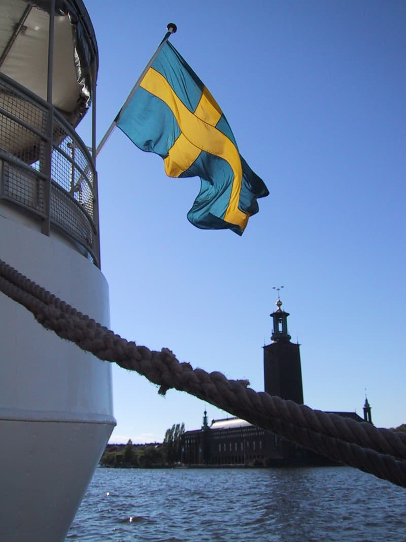 View of the City hall, from Riddarholmen