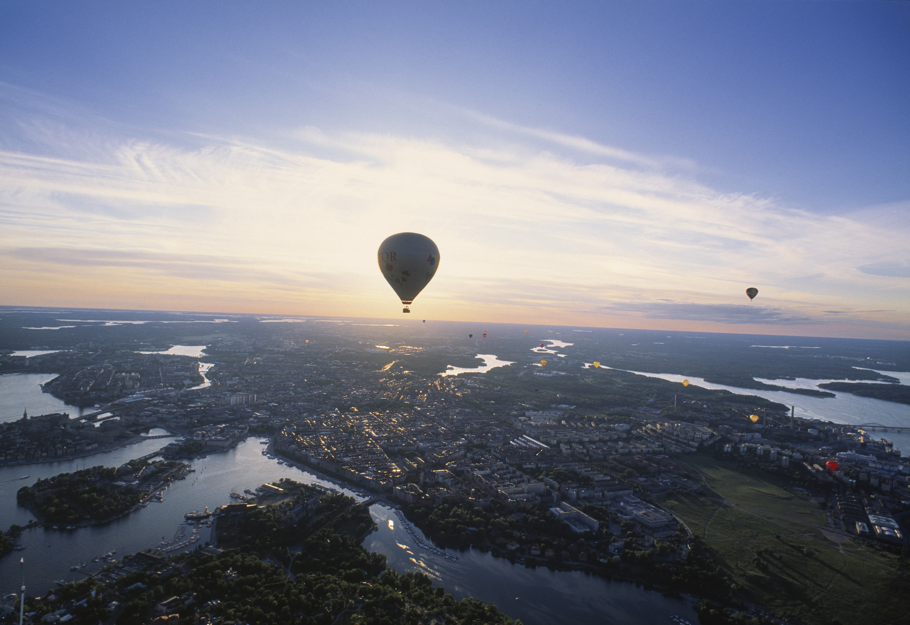 Balloon ride over Stockholm A balloon ride over the islands of Stockholm