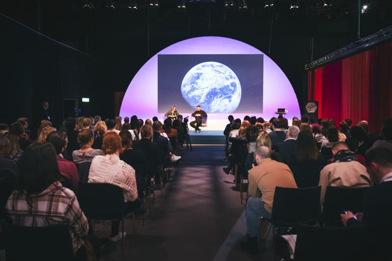 Business meeting and networking in Stockholm.